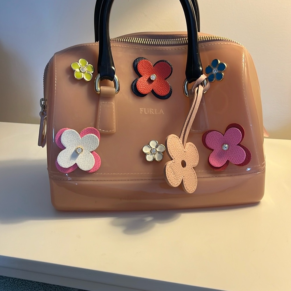 Furla Candy Bag with flower appliqué  Women's Bag